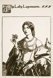 La Dama Layonnesse, ilustración de 
